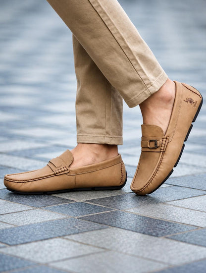 Beige Loafers For Men